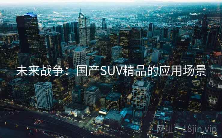 未来战争：国产SUV精品的应用场景  第2张