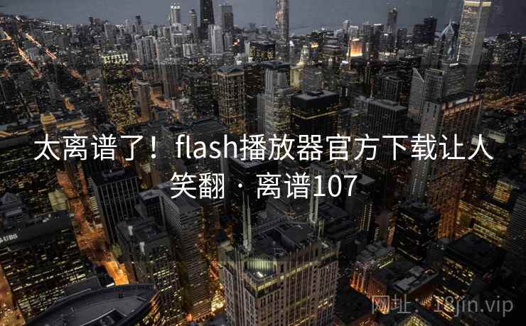 太离谱了！flash播放器官方下载让人笑翻 · 离谱107